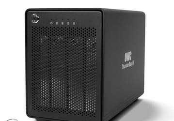 Хранилище OWC ThunderBay IV с интерфейсом Thunderbolt рассчитано на четыре накопителя