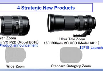 Компания Tamron отчиталась за 2013 год и пообещала в этом году выпустить два новых объектива