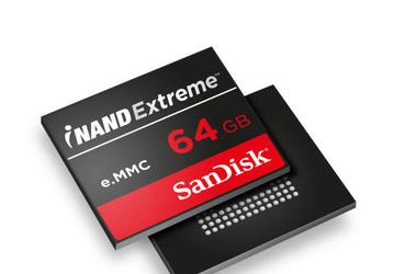 SanDisk втрое увеличивает скорость записи с произвольным доступом модуля флэш-памяти iNAND Extreme