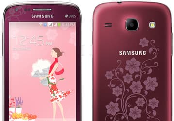 Смартфоны Samsung Galaxy Core, Fame Light и Trend тоже получили вариант оформления LeFleur