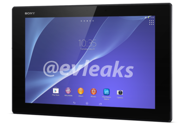 Появились изображения планшета Sony Xperia Tablet Z2