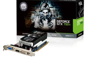 Частота GPU низкопрофильных 3D-карт KFA2 GTX 750 Ti OC и GTX 750 OC повышается до 1150 МГц