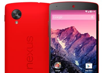 Неоново-красный вариант смартфона Nexus 5 появился на сайте Google Play