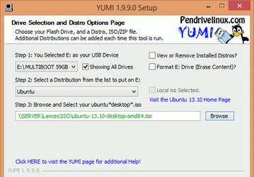 YUMI v.2.0.0.1 - бесплатная утилита для создания мультизагрузочных флэшек