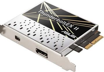 Начались поставки карт расширения Asus ThunderboltEX II с поддержкой Thunderbolt 20 Гбит/с
