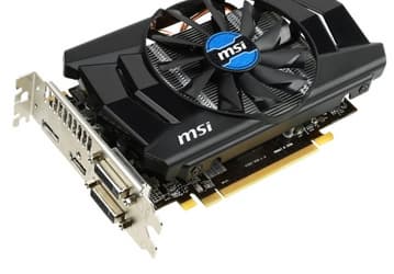 Видеокарта MSI Radeon R7 260 1GD5 OC оснащается системой охлаждения со 100-миллиметровым вентилятором