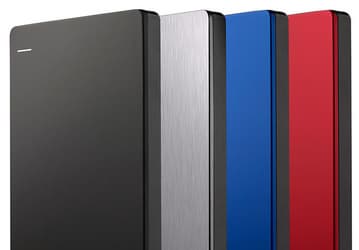 Портативные накопители Seagate Backup Plus Slim объемом до 2 ТБ оснащены интерфейсом USB 3.0 