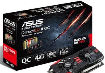 У Asus готов разогнанный вариант видеокарты AMD Radeon R9 290 с системой охлаждения DirectCU II