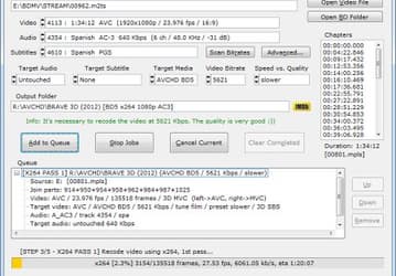 BDtoAVCHD v.2.0.0 - бесплатный инструмент для создания AVCHD-дисков из Blu-Ray или HD MKV-файлов
