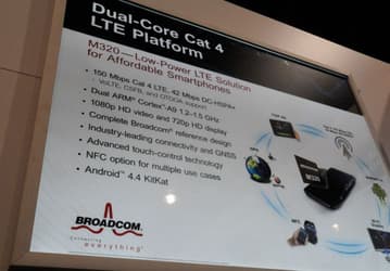 У Broadcom готова однокристальная система для смартфонов со встроенным модемом LTE Category 4