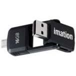Конструкторы флэшки Imation 2-in-1 Micro USB Flash Drive творчески подошли к размещению разъемов USB и micro-USB