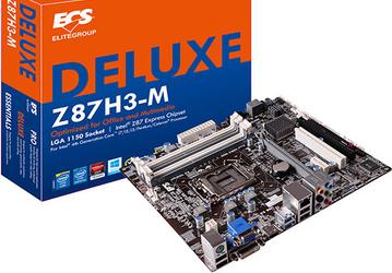 ECS представила системную плату Z87H3-M типоразмера microATX