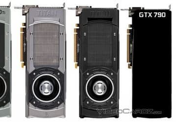 Видеокарта Nvidia Titan Black получит 2880 ядер CUDA, а двухпроцессорный адаптер GeForce GTX 790 — 4992.