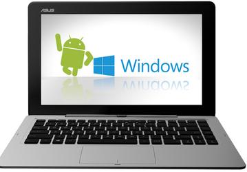 Гибридный компьютер с двумя предустановленными ОС Asus Transformer Book Duet TD300 представлен официально