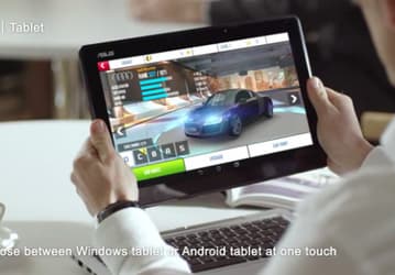 Asus покажет на выставке CES гибридный планшет Transformer Book Duet с двумя ОС — Windows 8 и Android