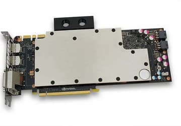 Водоблок EK Water Blocks для профессиональной карты Nvidia Quadro K6000 стоит 122 евро