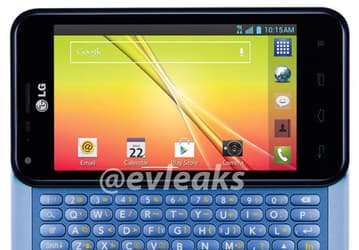 Появилось новое изображение смартфона LG Optimus F3Q с выдвижной клавиатурой QWERTY