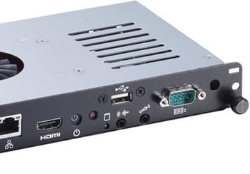 Мини-ПК Axiomtek OPS880-HM для информационных табло поддерживает разрешение 4К