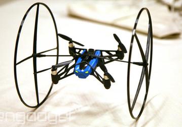 БПЛА Parrot MiniDrone может кататься по стенам и потолку