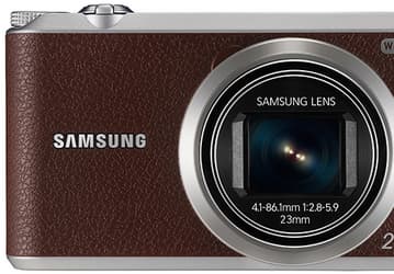Отделка передней панели фотокамеры Samsung WB350F имитирует кожу