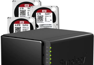 Synology подтверждает совместимость своих хранилищ данных с жесткими дисками WD Red объемом 6 ТБ и WD Red Pro