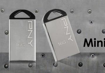 Миниатюрная флэшка Pny Mini M1 получила металлический корпус