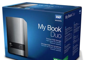 Объем двухдискового внешнего хранилища WD My Book Duo увеличен до 12 ТБ