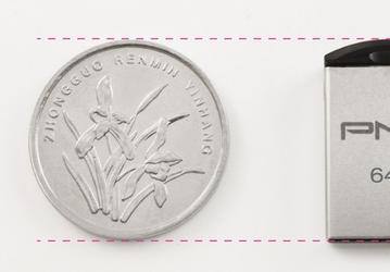Флэш-накопитель Pny Micro M2 весит всего 1,8 г