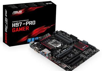 Системная плата Asus H97-Pro Gamer для процессоров Intel в исполнении LGA 1150 оснащена разъемами SATA Express и M.2