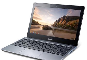 Acer первой ставит в хромбук процессор Intel Core i3 четвертого поколения