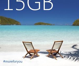 OneDrive подрос: теперь минимум - 15 гигабайт
