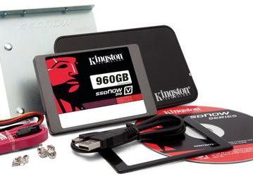 Объем твердотельного накопителя Kingston Digital SSDNow V310 равен 960 ГБ