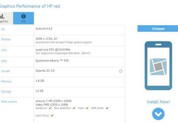 Устройство HP Red оснащается 16-дюймовым дисплеем разрешением 2048 х 1536 точек и работает под управлением ОС Android