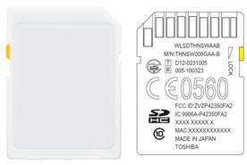 Toshiba THNSW008GAA-B(QB6) — карта памяти SDHC с беспроводным интерфейсом и web-сервером