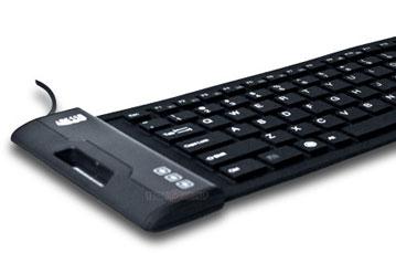 Adesso SlimTouch 222 — водонепроницаемая гибкая клавиатура с антимикробным покрытием