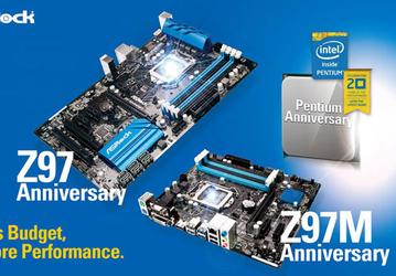 Системные платы ASRock Z97 Anniversary и Z97M Anniversary ориентированы на любителей разгона