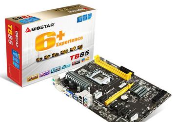 Звуковая подсистема системной платы Biostar TB85 поддерживает частоту дискретизации 192 кГц и 24-разрядное представление звука