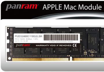 Модули памяти Panram Apple Mac Module с поддержкой ECC предназначены для компьютеров Apple Mac Pro