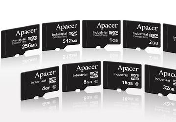Apacer использует флэш-память типа SLC NAND в линейке карточек памяти microSD и microSDHC для промышленного применения