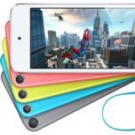 Apple окрашивает самую доступную модель проигрывателя iPod touch с 16 ГБ флэш-памяти в яркие цвета