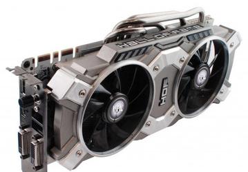 Графический процессор 3D-карты Galaxy GeForce GTX 780 HOF+ ОС работает на частоте 1091 МГц