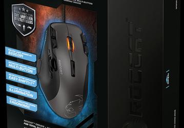 Игровая мышь Roccat Tyon оснащена 32-разрядным процессором и лазерным датчиком разрешением 8200 dpi