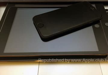 На новом фото смартфон Apple iPhone 6 запечатлен рядом с планшетами iPad Air и iPad mini следующего поколения