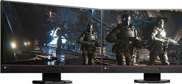 Экран монитора EIZO Foris FS2434 обрамлен рамками шириной 6 мм