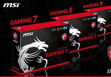 Основой плат MSI Gaming 3, Gaming 5 и Gaming 7 станет новый набор системной логики Intel