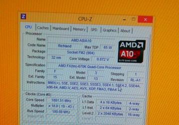 В настольном ПК HP Pavilion 500-266ea обнаружен процессор AMD FX-670K