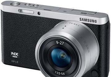 В миниатюрной камере со сменным объективом Samsung NX mini используется датчик формата 1 дюйм