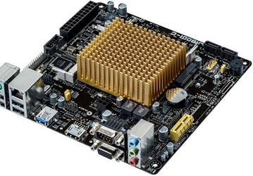 Процессор, установленный на плате Asus J1800I-C, имеет пассивное охлаждение