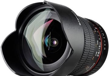 Начались продажи объективов Samyang 10mm 1:2.8 ED AS NCS CS