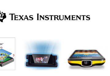 Texas Instruments представила чипсет для пикопроекторов 0.3" HD TRP DLP Pico